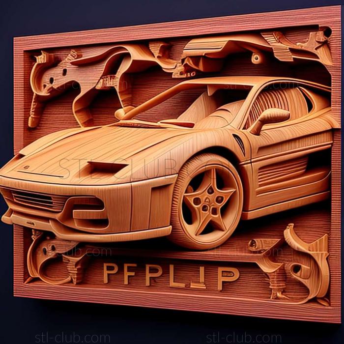3D мадэль Ferrari F355 (STL)